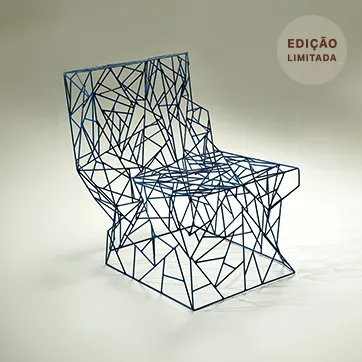 Blue Iron Chair