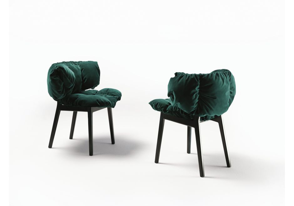 Firma Casa-Edra-armchair-blu velvet-green-SITE