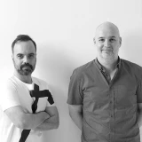 André Bastos e Guilherme Leite Ribeiro estão lado a lado.