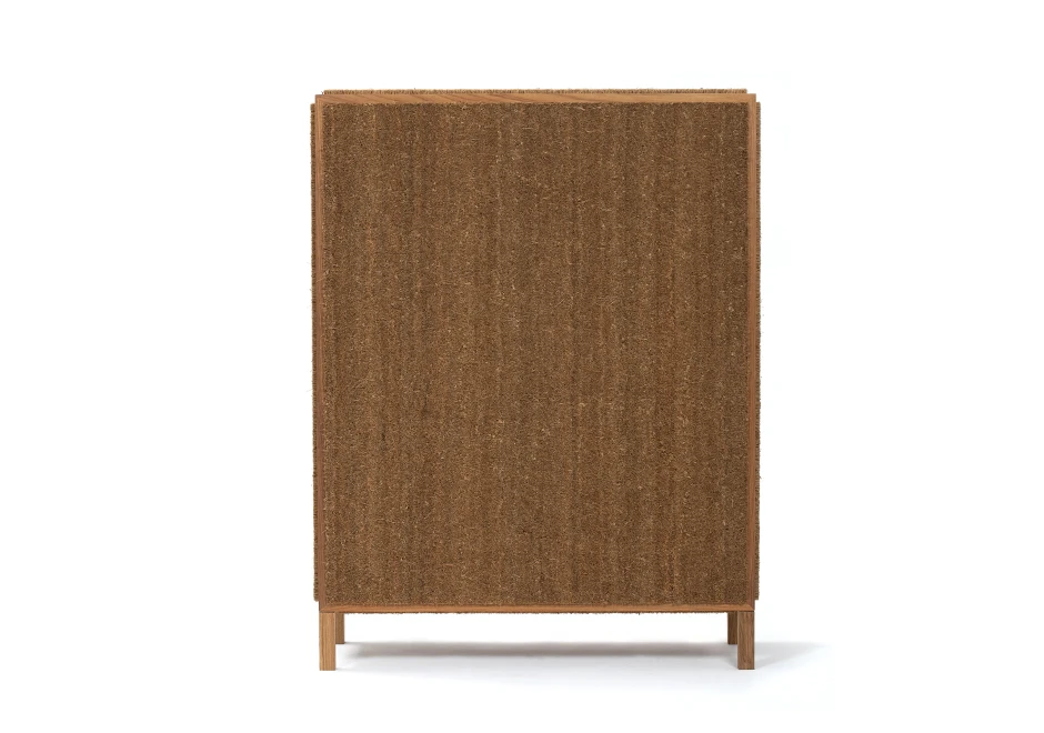 Armário edição limitada Capacho (Estúdio Campana) feito de madeira e capacho de fibra de coco - foto 6