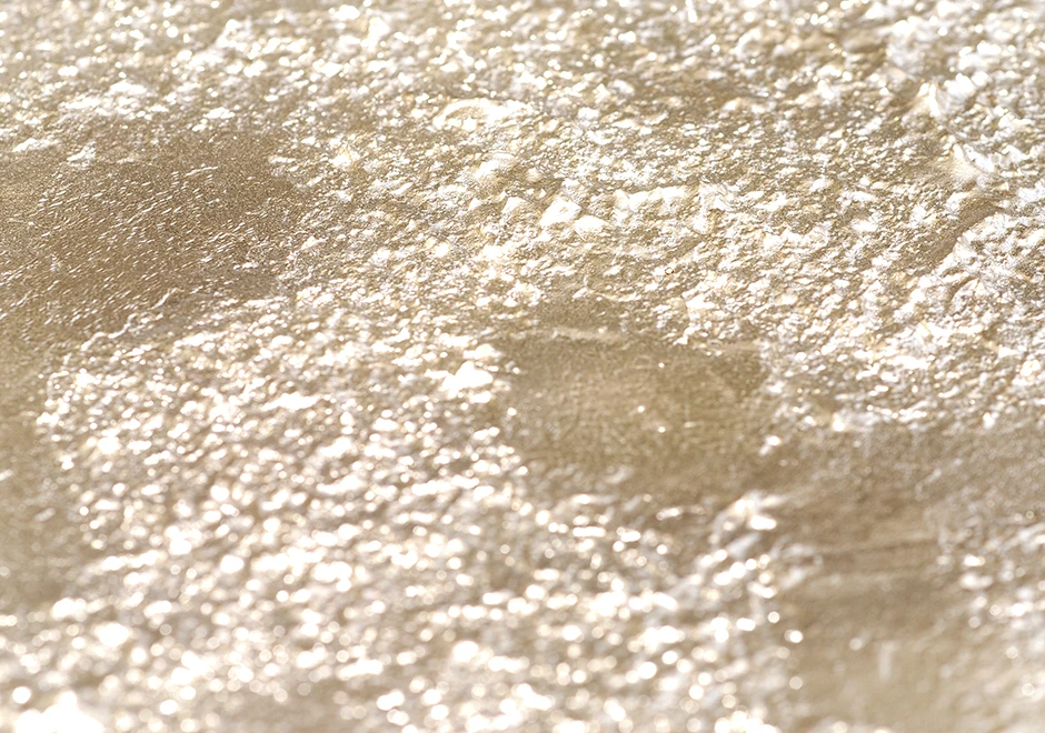 Mesa de centro Sol, feita em bronze polido ou natural, vista do tampo - Exclusividade Firma Casa