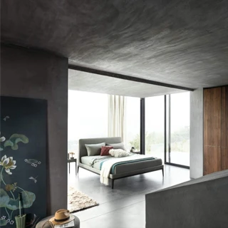 Cama design Victoriano com estrutura em madeira Freixo, cabeceira alta e levemente curvada nas laterais - foto 8