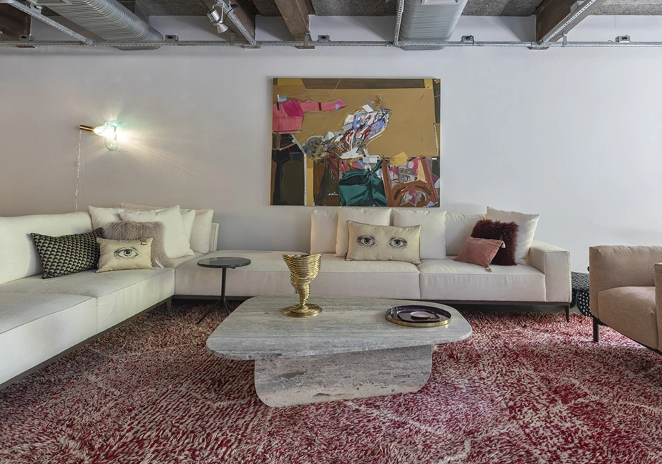 Mesa de centro SP em mármore nas opções verde guatemala, travertino silver polido, travertino romano bruto e pedra sabão - foto 1