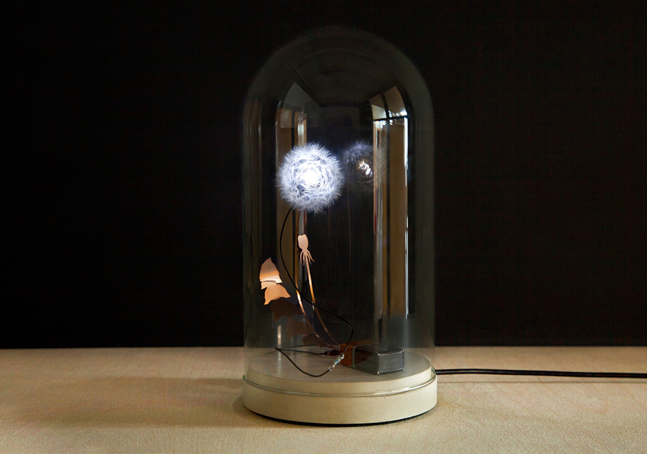 Luminária de mesa DANDELIGHT com cúpula de vidro transpartente - foto 3