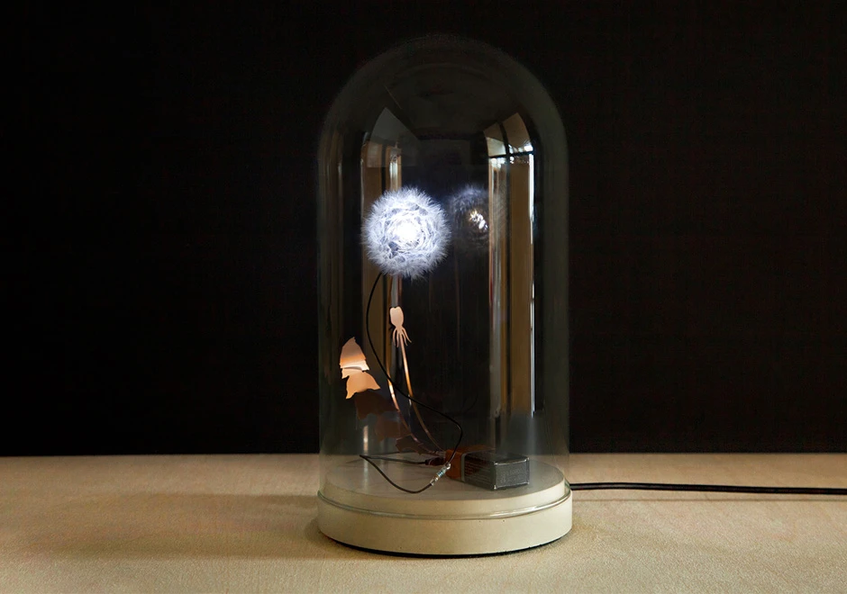 Luminária de mesa DANDELIGHT com cúpula de vidro transpartente - foto 3