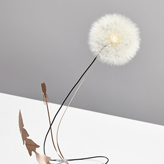 Luminária de mesa DANDELIGHT com cúpula de vidro transpartente - foto 4