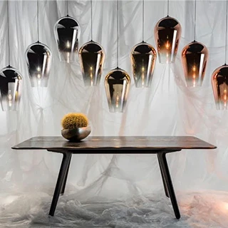 Mesa de jantar Slab em madeira Carvalho natural, preta ou esfumaçada - foto 7