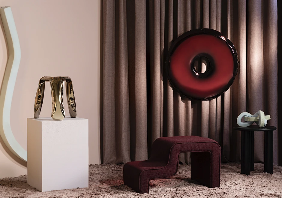 Espelho Rondo em aço inox polido e disponível no tom "natural" e várias cores - foto 4