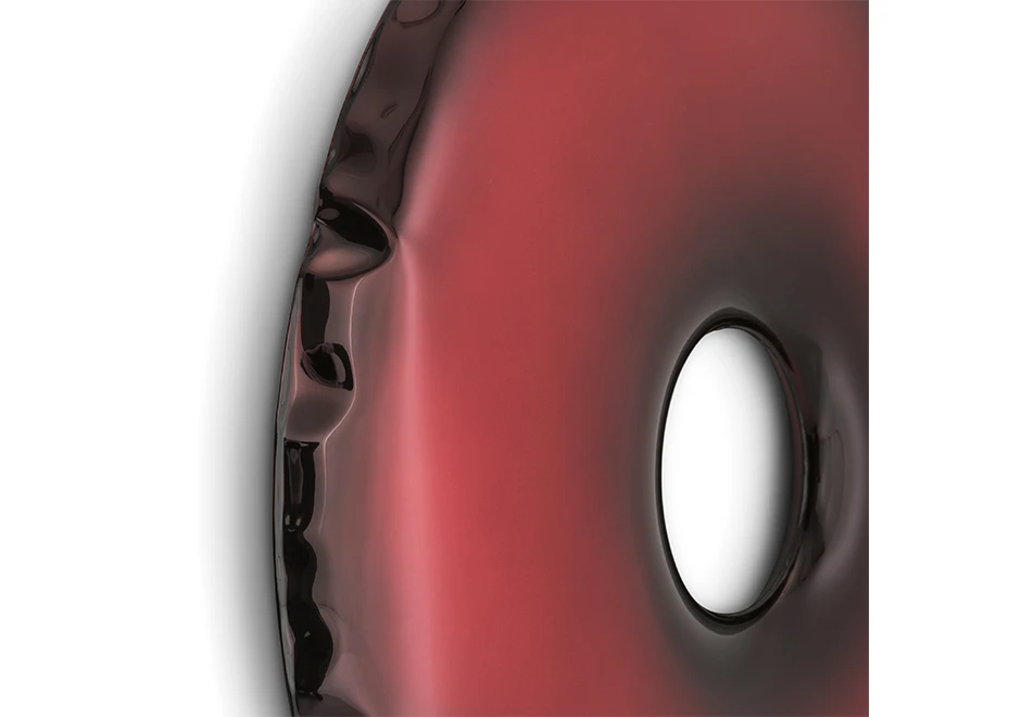 Espelho Rondo em aço inox polido e disponível no tom "natural" e várias cores - foto 5