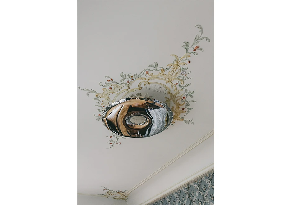 Espelho Rondo em aço inox polido e disponível no tom "natural" e várias cores - foto 8