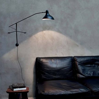 Luminária de parede Mantis BS2 com estrutura de aço niquelado ou pintado de preto acetinado foto 4