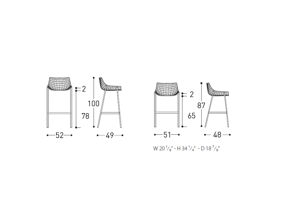 Desenho de banco de alumínio com pintura eletrostática.