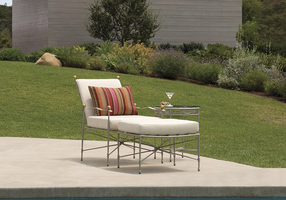 Poltrona externa Amalfi com estrutura de aço inoxidável e pintura eletrostática especial Januscoat - foto4