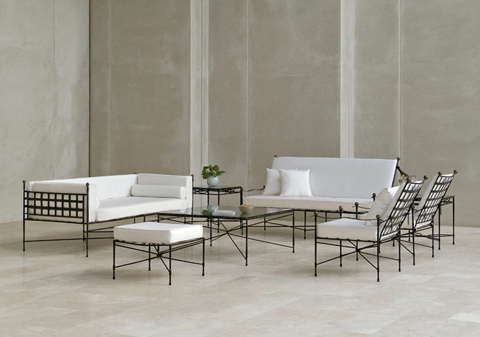 Poltrona externa Amalfi com estrutura de aço inoxidável e pintura eletrostática especial Januscoat - foto3