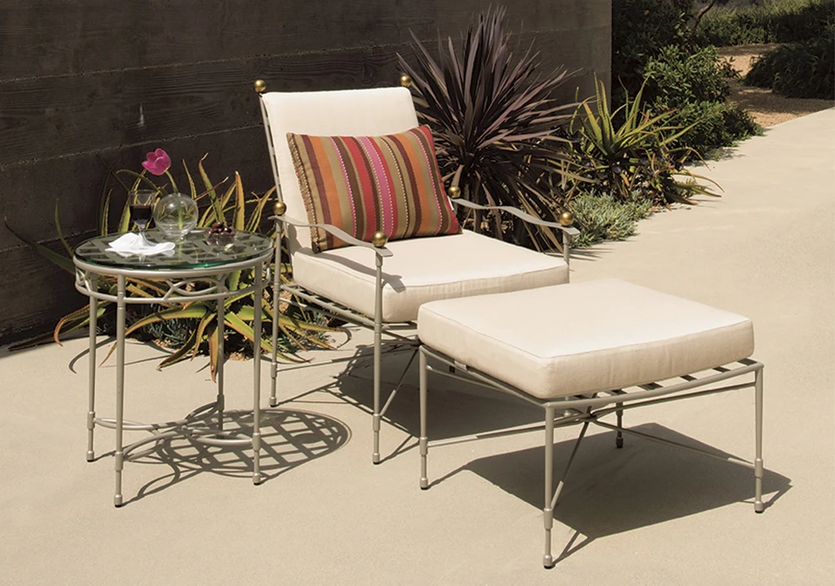 Poltrona externa Amalfi com estrutura de aço inoxidável e pintura eletrostática especial Januscoat - foto8