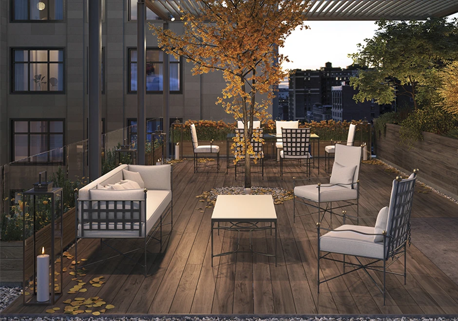 Poltrona externa Amalfi com estrutura de aço inoxidável e pintura eletrostática especial Januscoat - foto9