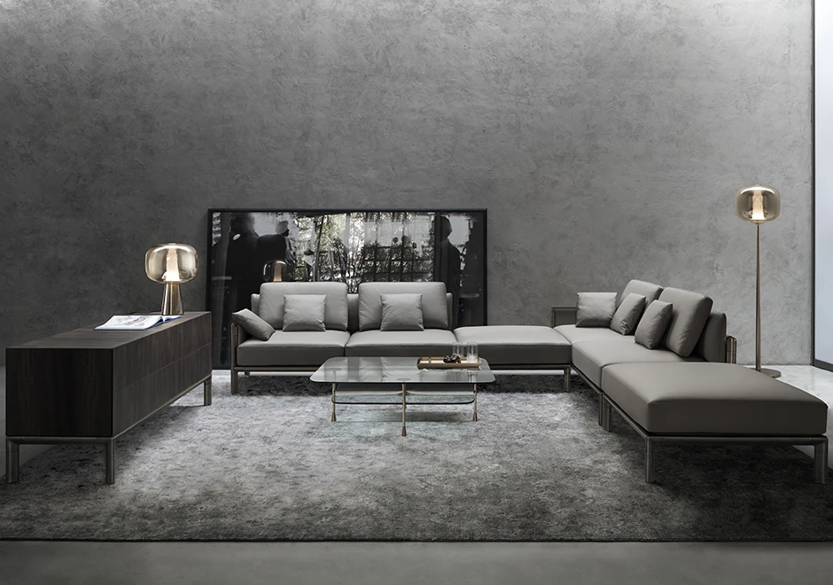 Luminária de mesa Dusk Dawn em latão e vidro metalizado.Cúpula revela uma espiral cônica interna de luz - foto 5