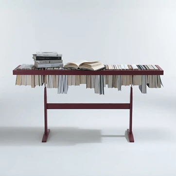 Revisteiro Booken com estrutura de madeira de alta qualidade - medidas