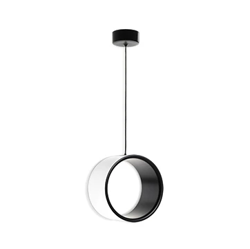 Luminária de teto Lost em plástico ABS pintado, com difusor multi-led
