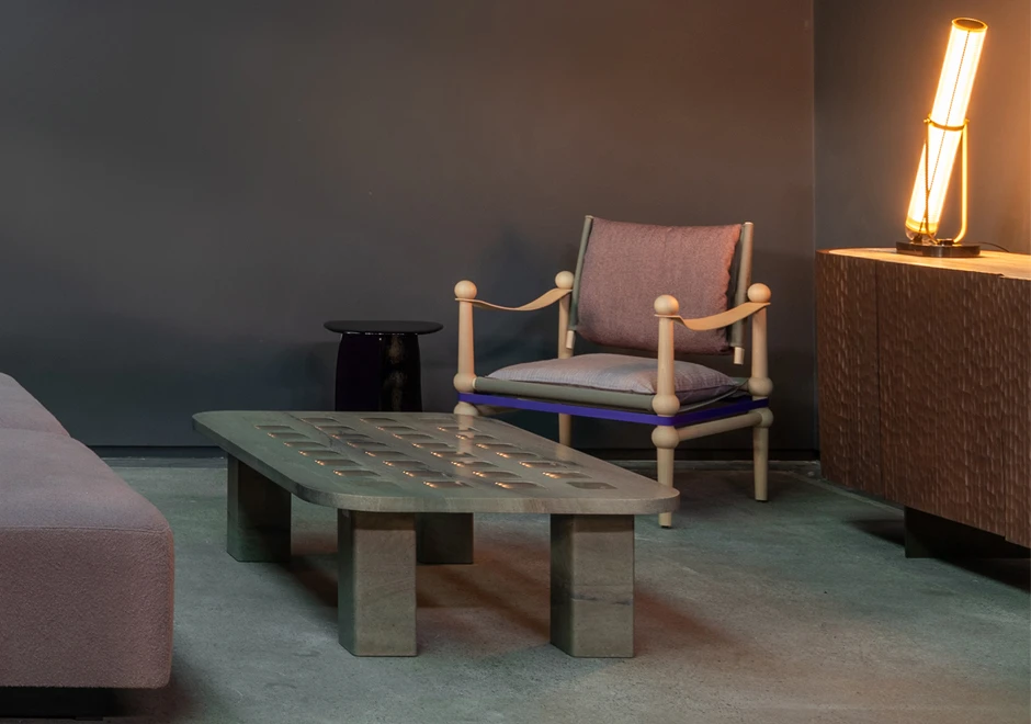 Mesa de centro Quadrícula ambientada 2