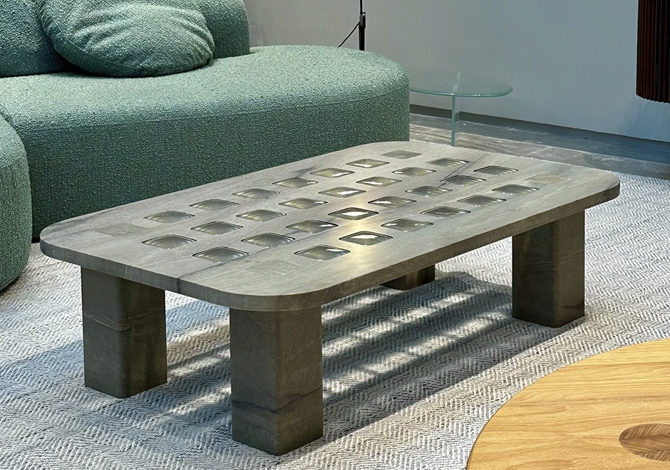 Mesa de centro Quadrícula ambientada 5