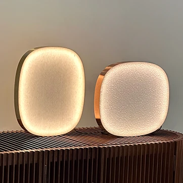 Vista da luminária de mesa And-on