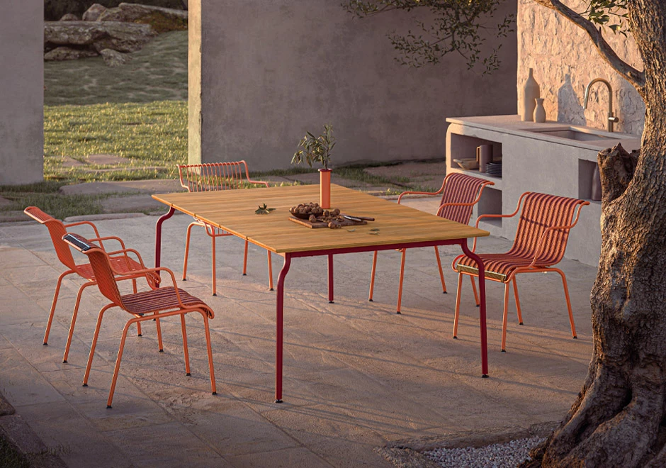 Cadeira para área externa South, da marca Magis Design