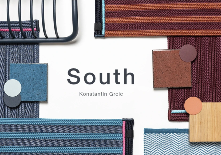 Acabamentos da coleção South - Magis Design