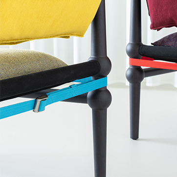 Detalhe da poltrona Twain, Magis Design, designer Konstantin Grcic