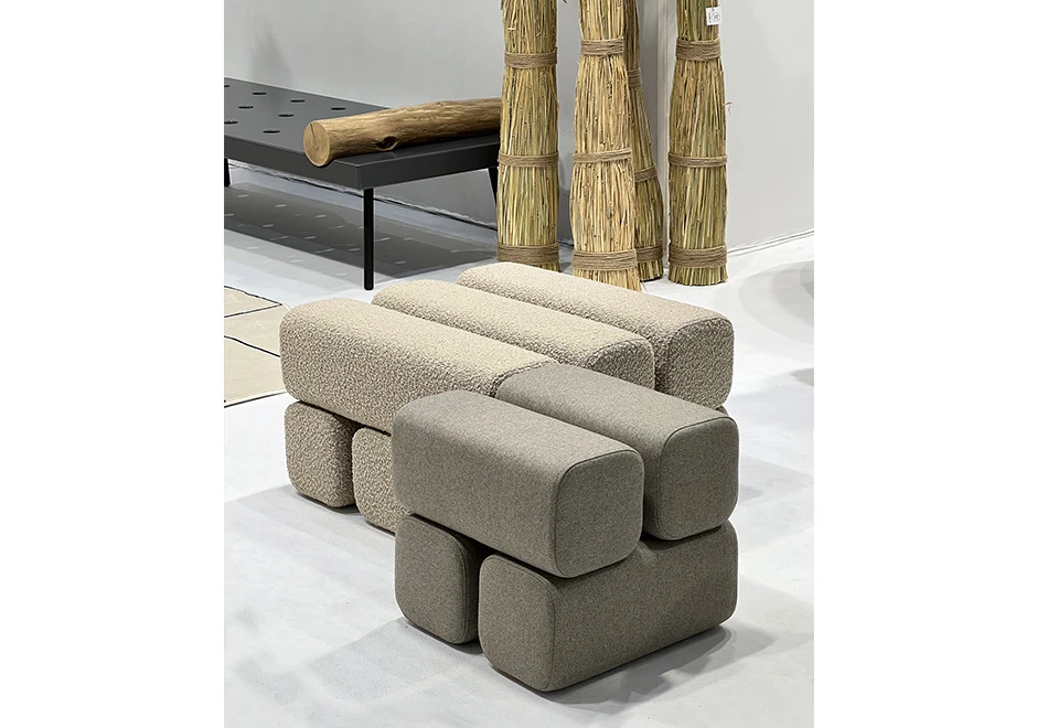 Pufes Drova, por Woo Furniture