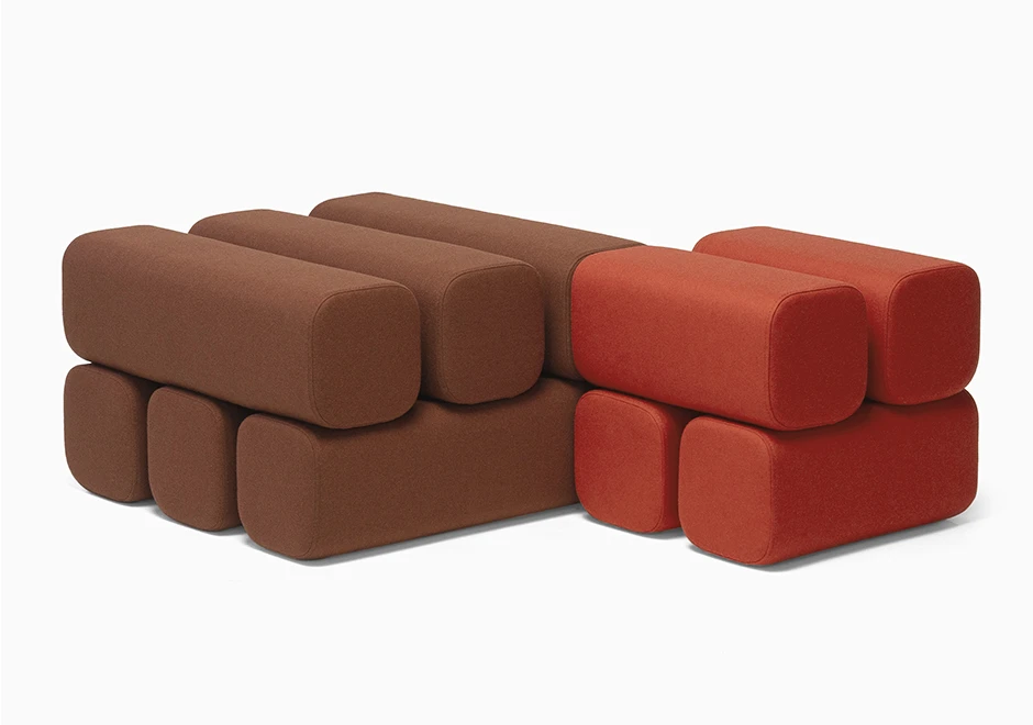 Pufes coleção Drova, por Woo Furniture