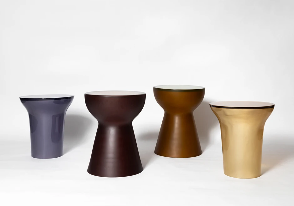 Cores da mesa de apoio Mush.