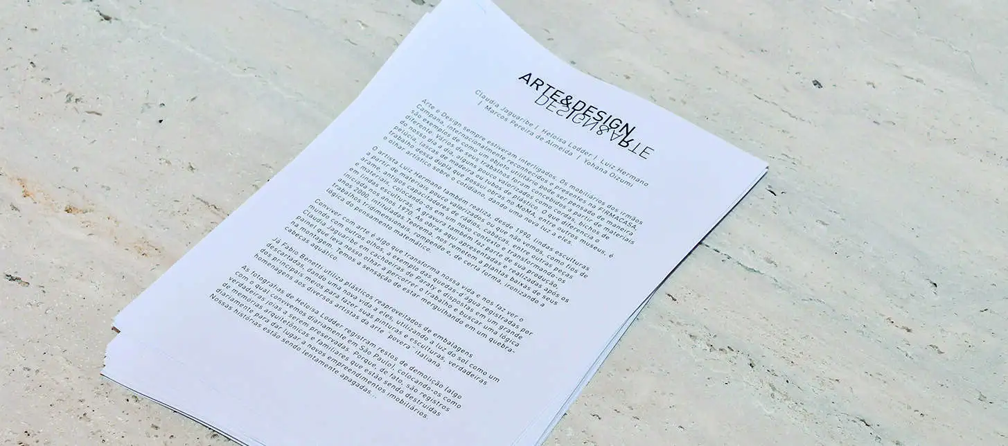 Arte & Design / Diálogos na Firma Casa