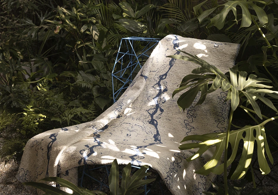 Firma Casa | Tecido Amazonia Azul - Coleção Biomas - Fio