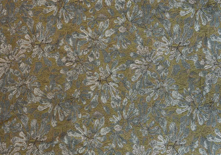 O tecido Mata Atlântica da Fio, da Coleção Biomas, reflete a diversidade e a exuberância da floresta tropical. Cor verde.