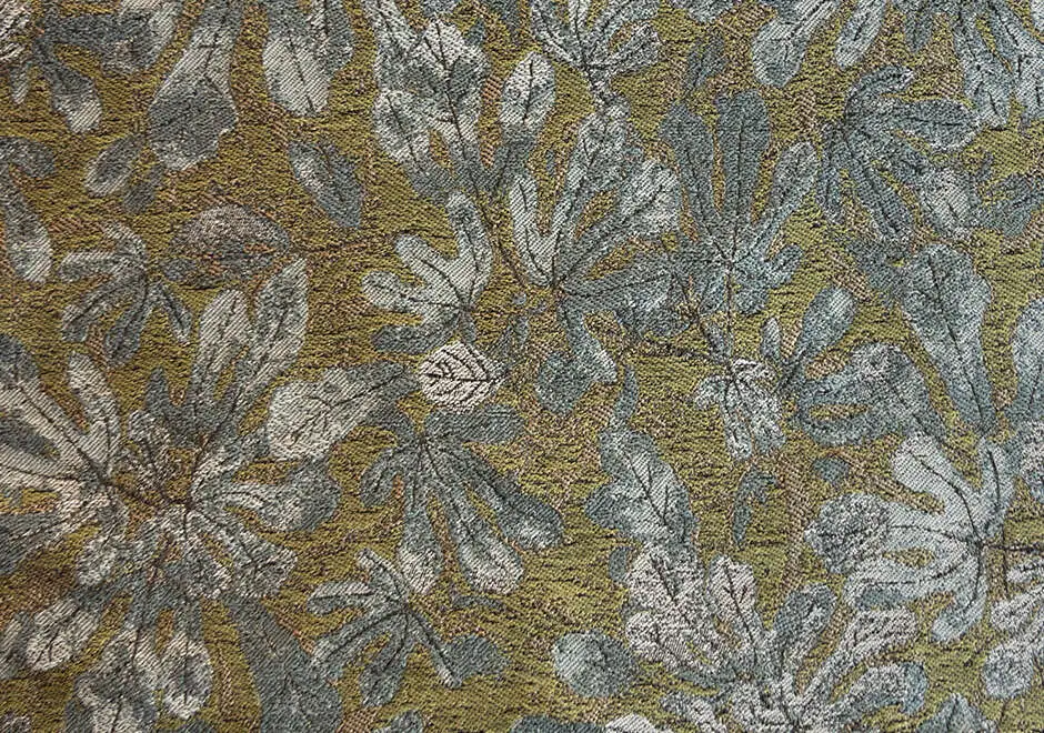 O tecido Mata Atlântica da Fio, da Coleção Biomas, reflete a diversidade e a exuberância da floresta tropical. Cor verde.