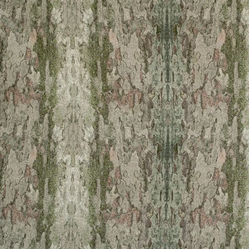 O tecido Pampas da Fio, da Coleção Biomas, evoca a tranquilidade das extensas pradarias do sul do Brasil. Cor verde.