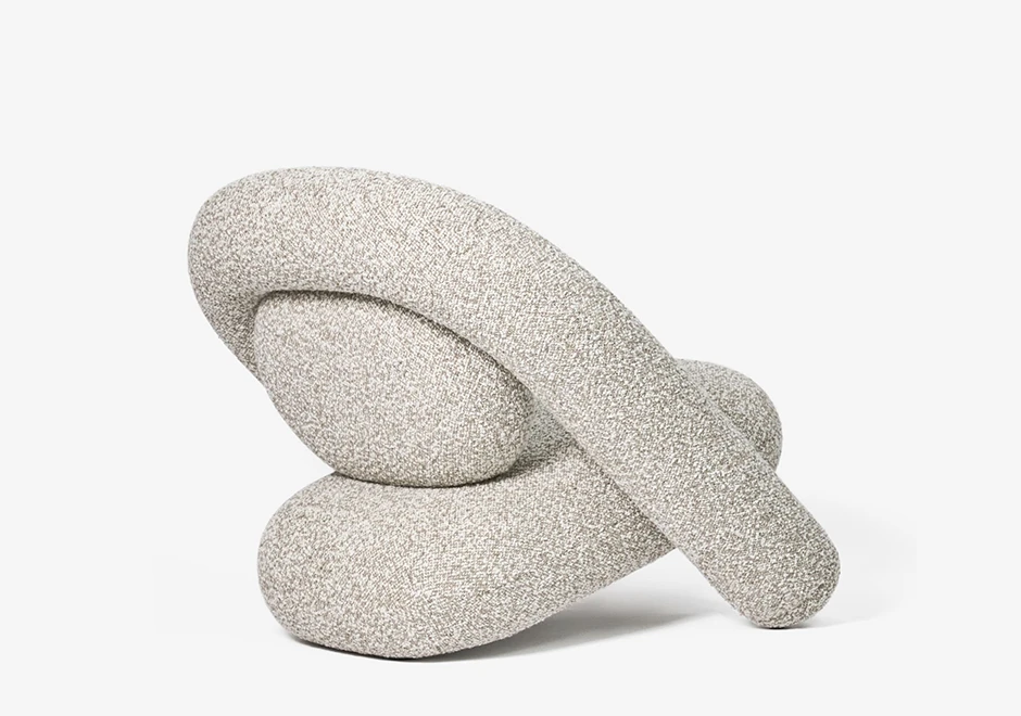 Poltrona Bun vista de trás.