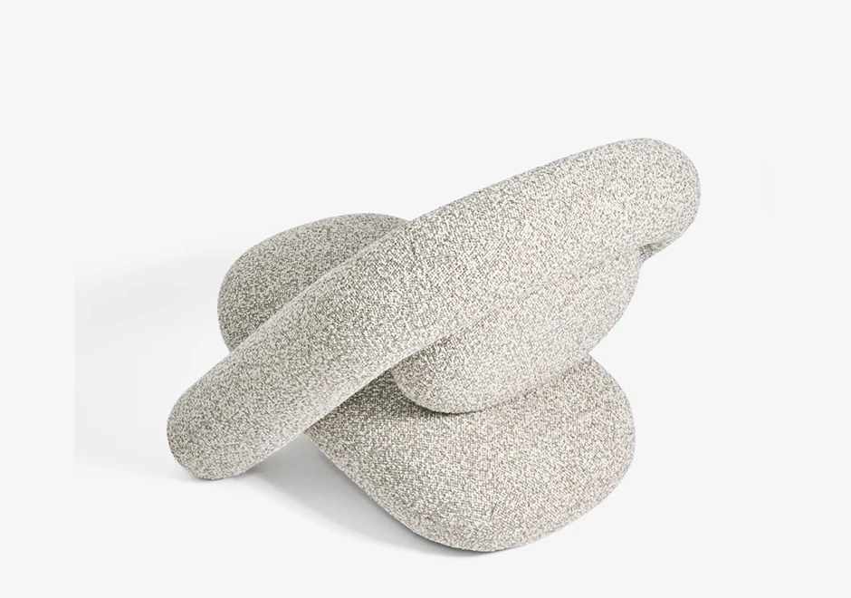 Poltrona Bun vista de cima.