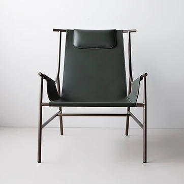 Poltrona Moka vista frontal.