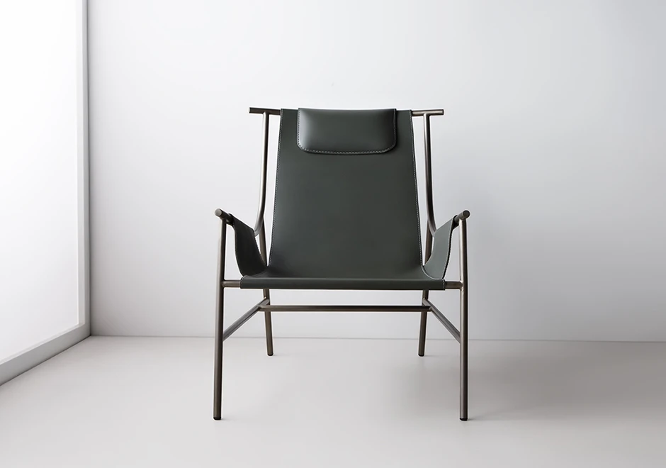 Poltrona Moka vista frontal.