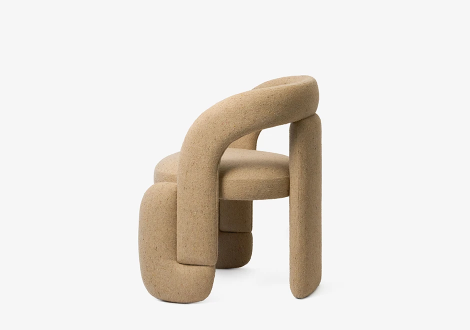 Vista lateral da Poltrona Nai -2.